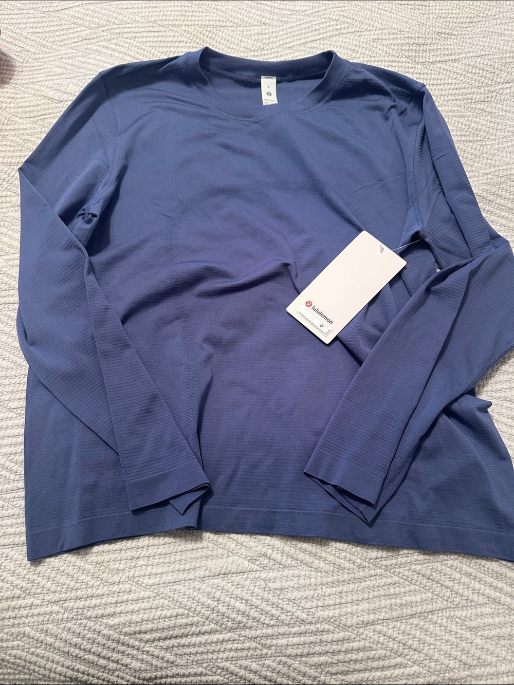 lululemon athletica Long Sleeve Crewneck Tee - Blue